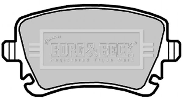 BORG & BECK Bremžu uzliku kompl., Disku bremzes BBP2139